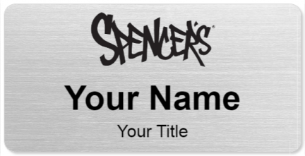 Custom name badges for Spencers