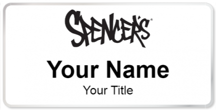 Custom name badges for Spencers