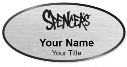 Custom name badges for Spencers