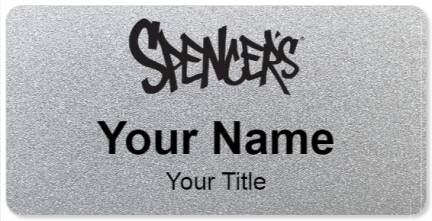 Custom name badges for Spencers