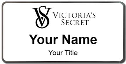 Custom name badges for Victorias Secret