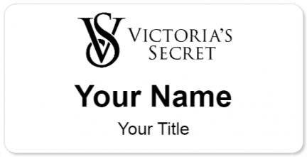 Custom name badges for Victorias Secret