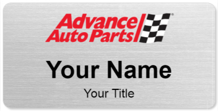 Custom name badges for Advance Auto Parts