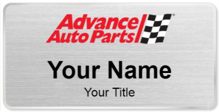 Custom name badges for Advance Auto Parts