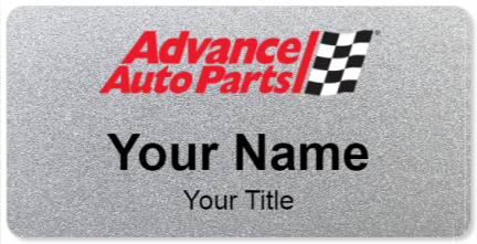 Custom name badges for Advance Auto Parts
