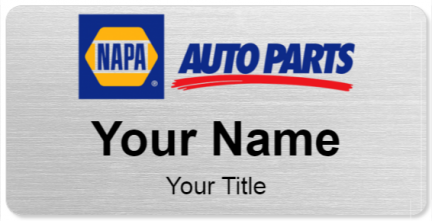 Custom name badges for Napa Auto Parts