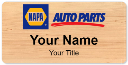 Custom name badges for Napa Auto Parts