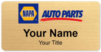 Custom name badges for Napa Auto Parts