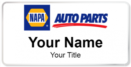 Custom name badges for Napa Auto Parts