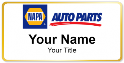Custom name badges for Napa Auto Parts