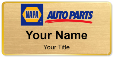 Custom name badges for Napa Auto Parts