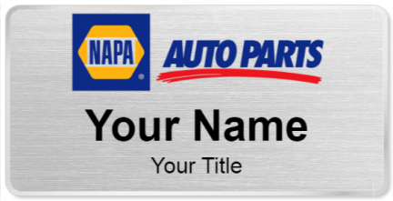 Custom name badges for Napa Auto Parts