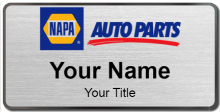 Custom name badges for Napa Auto Parts