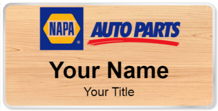 Custom name badges for Napa Auto Parts