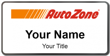 Custom name badges for AutoZone
