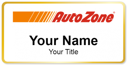 Custom name badges for AutoZone