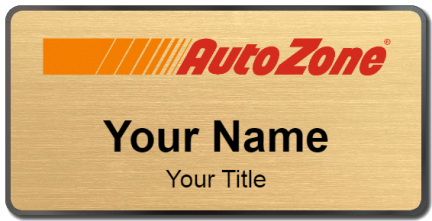 Custom name badges for AutoZone