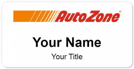Custom name badges for AutoZone