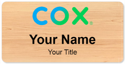 Custom name badges for Cox Communications