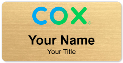 Custom name badges for Cox Communications