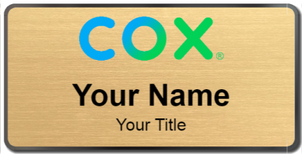 Custom name badges for Cox Communications