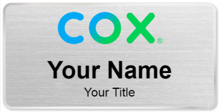 Custom name badges for Cox Communications