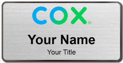 Custom name badges for Cox Communications