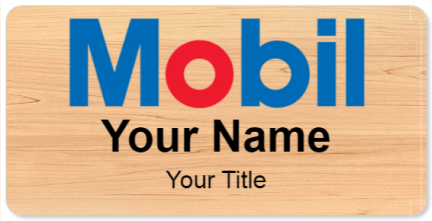 Custom name badges for Mobil
