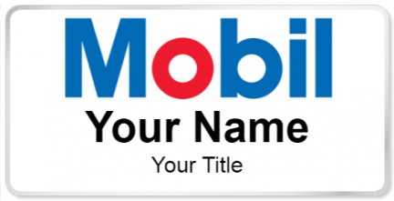 Custom name badges for Mobil