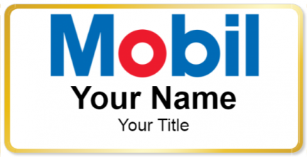 Custom name badges for Mobil