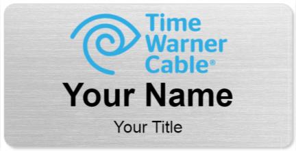 Custom name badges for Time Warner Cable