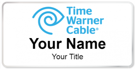 Custom name badges for Time Warner Cable