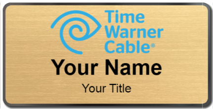 Custom name badges for Time Warner Cable