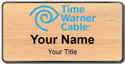 Custom name badges for Time Warner Cable