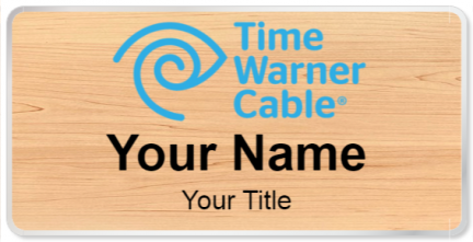 Custom name badges for Time Warner Cable