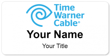 Custom name badges for Time Warner Cable