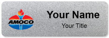 Custom name badges for Amoco