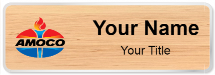 Custom name badges for Amoco