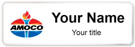 Custom name badges for Amoco