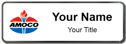 Custom name badges for Amoco