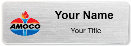 Custom name badges for Amoco