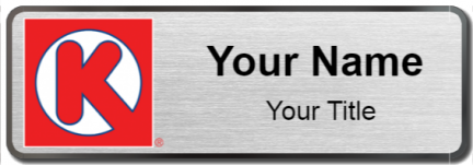 Custom name badges for Circle K