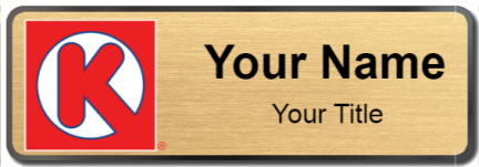 Custom name badges for Circle K
