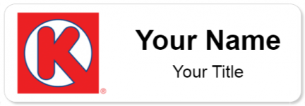Custom name badges for Circle K