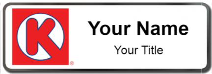 Custom name badges for Circle K