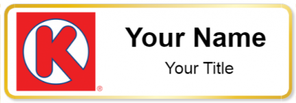 Custom name badges for Circle K