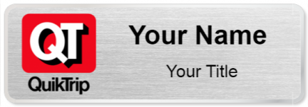 Custom name badges for QuikTrip