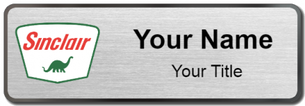 Custom name badges for Sinclair Oil