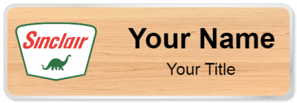 Custom name badges for Sinclair Oil