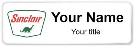 Custom name badges for Sinclair Oil